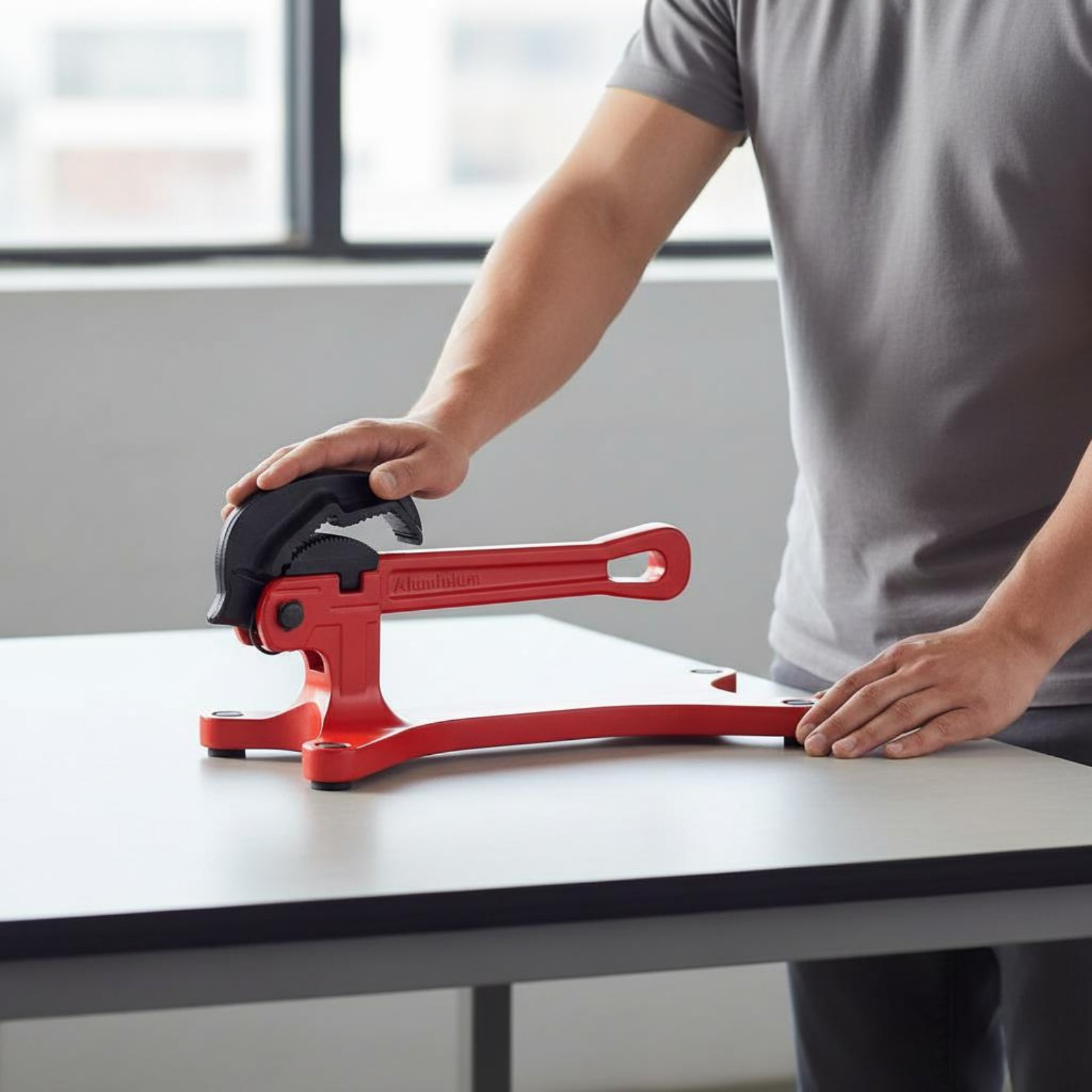 Tools Workshops - Self-Locking Pipe Wrench Portable Self-Adjusting Pipe