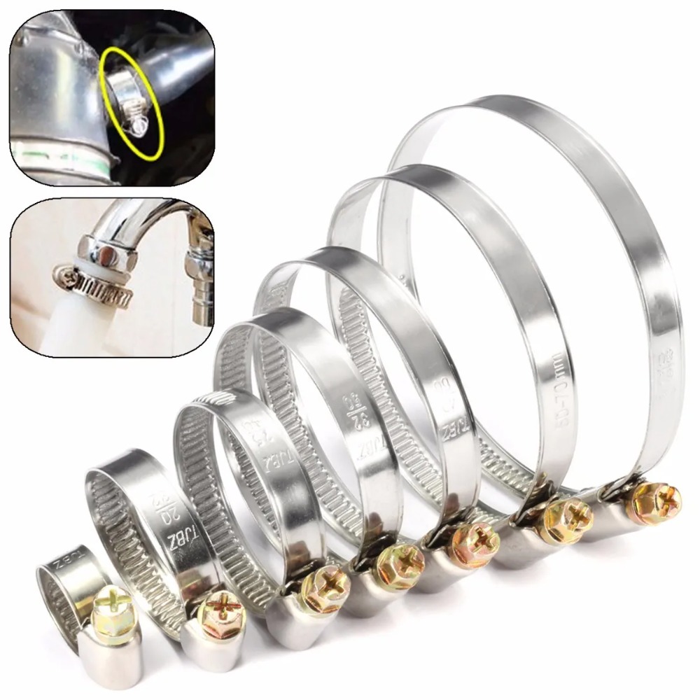 Pipe Clamp Bar - 50/100PCS Pipe Clamps Genuine Jubilee Stainless