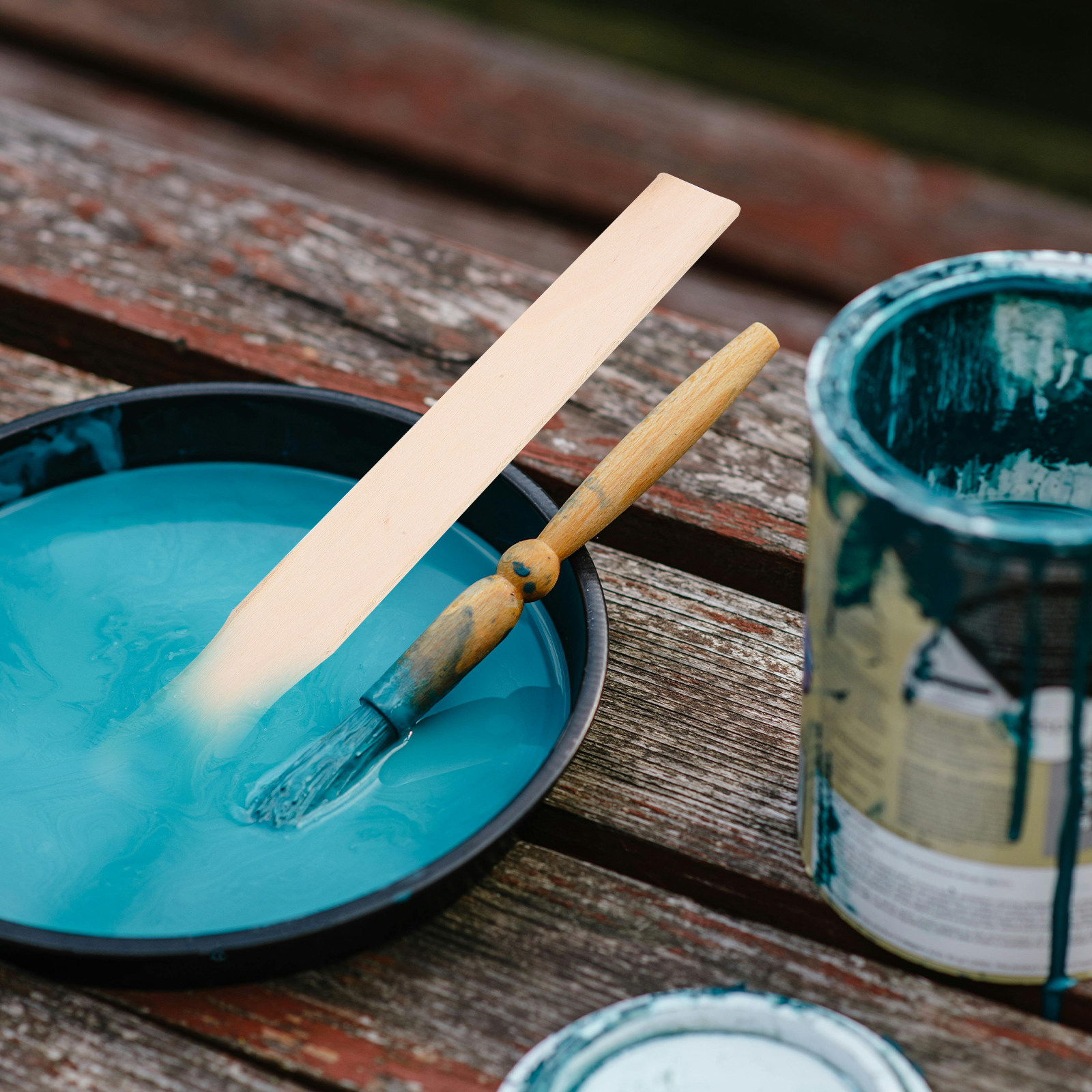 30Pcs Paint Mixing Stick Reusa - Workshop Tools Uses ulasan dan harga