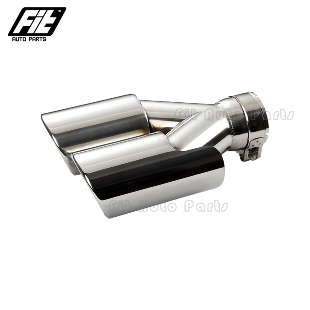 1pcs dual exhaust tip stainles - Pipe Clamp Bar ulasan dan harga
