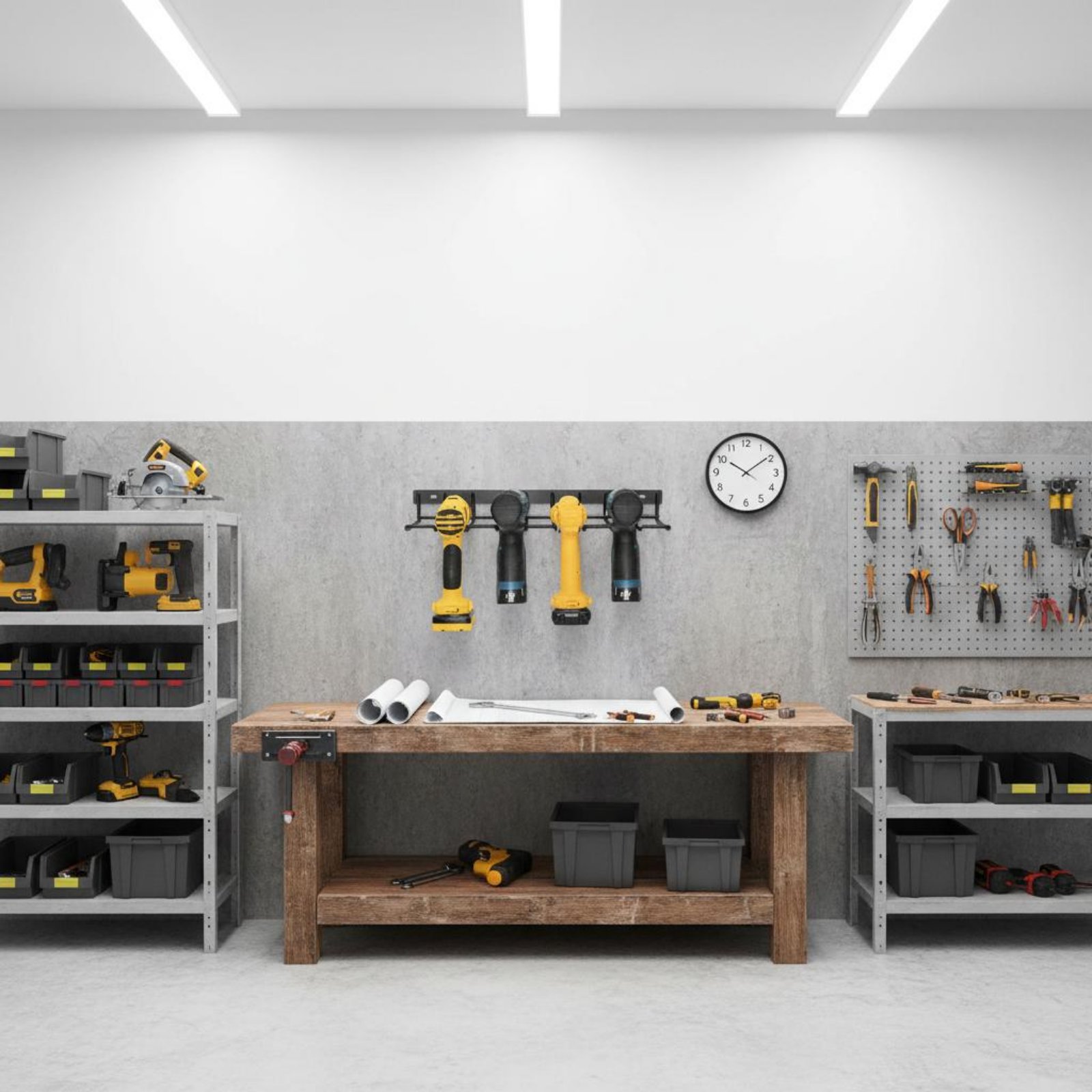 Wall Mount Drill Holder Easy I - Tools In Workshop ulasan dan harga