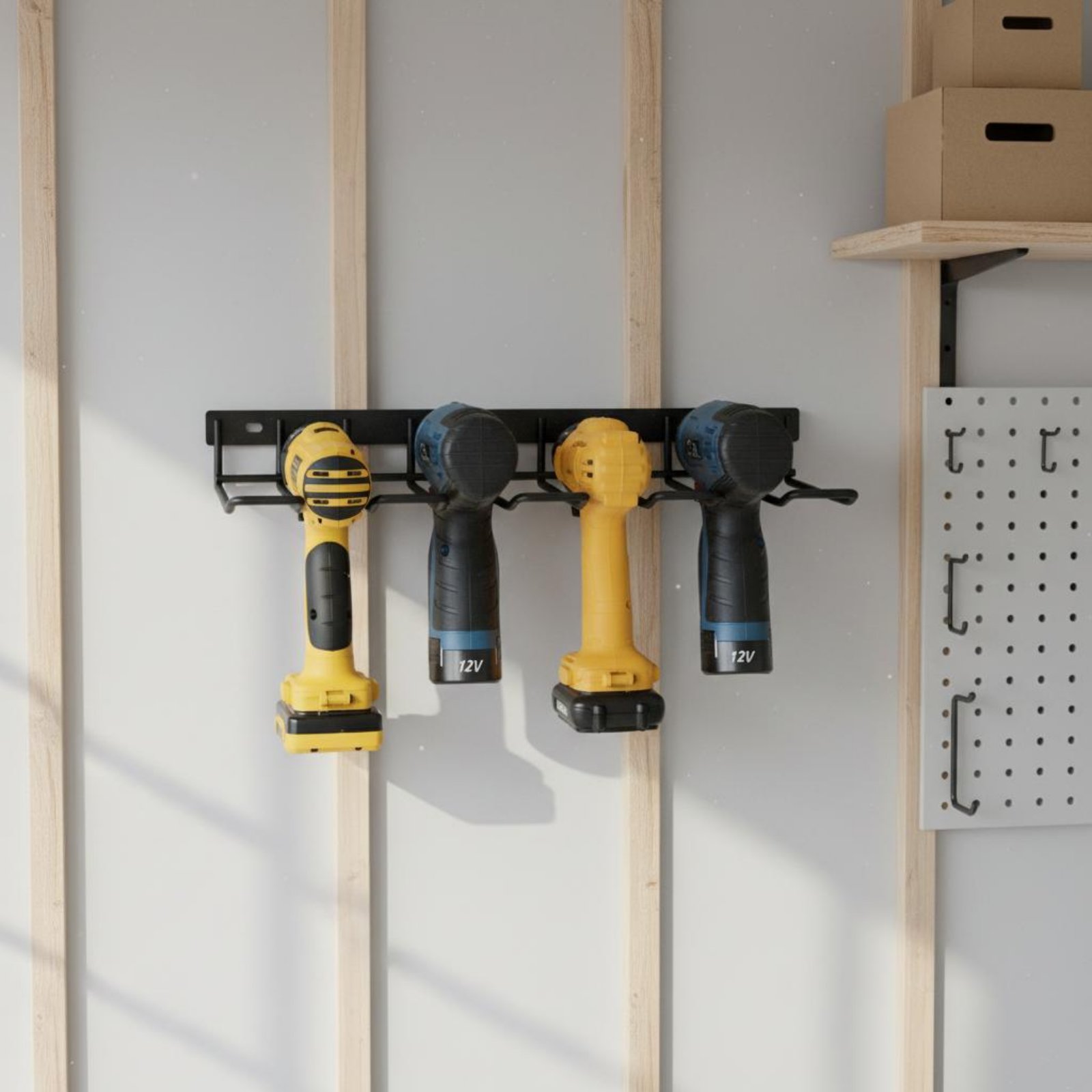 Wall Mount Drill Holder Easy I - Tools In Workshop ulasan dan harga