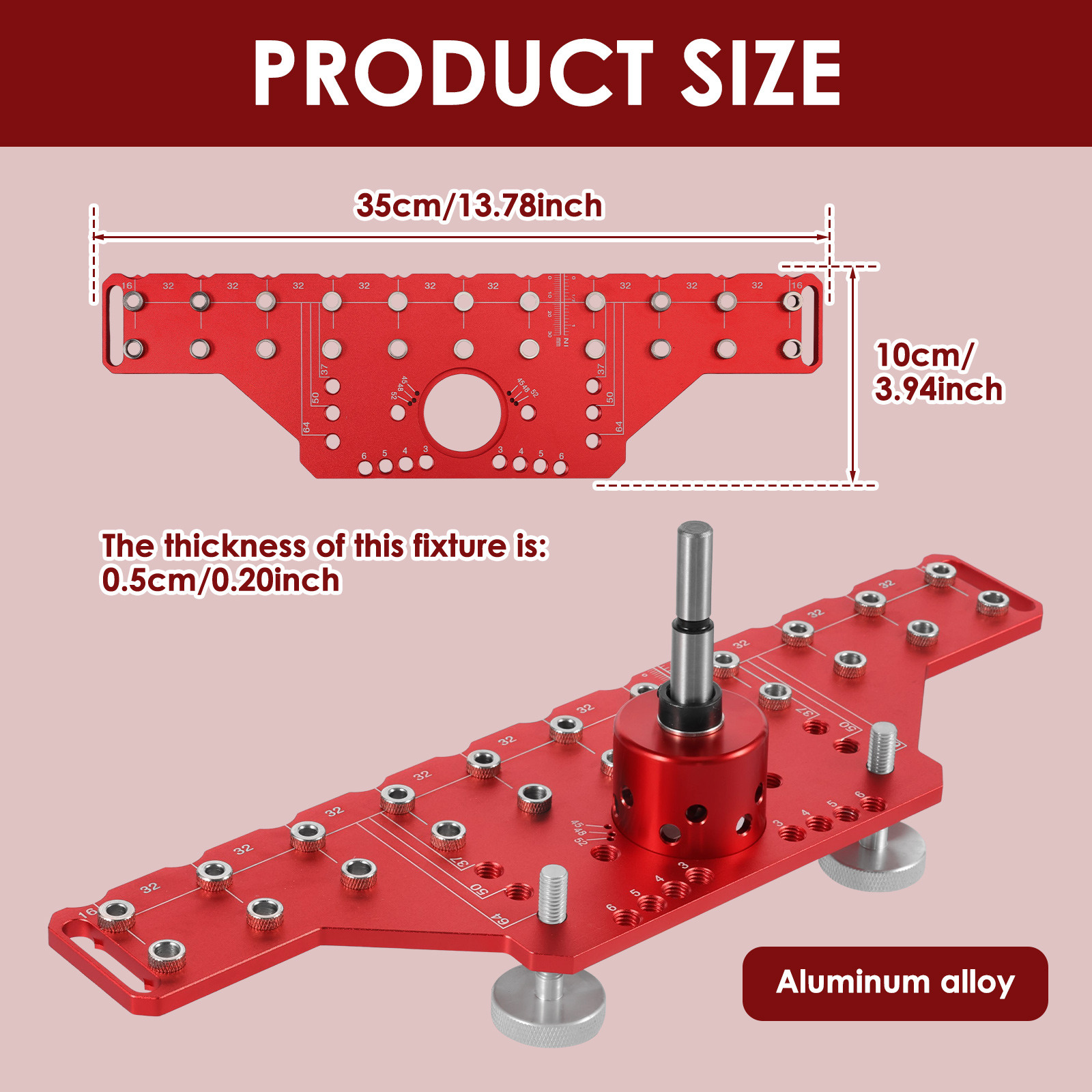 2 In 1 Shelf Pin Jig and Cabin - Workshop Tools Shelf ulasan dan harga