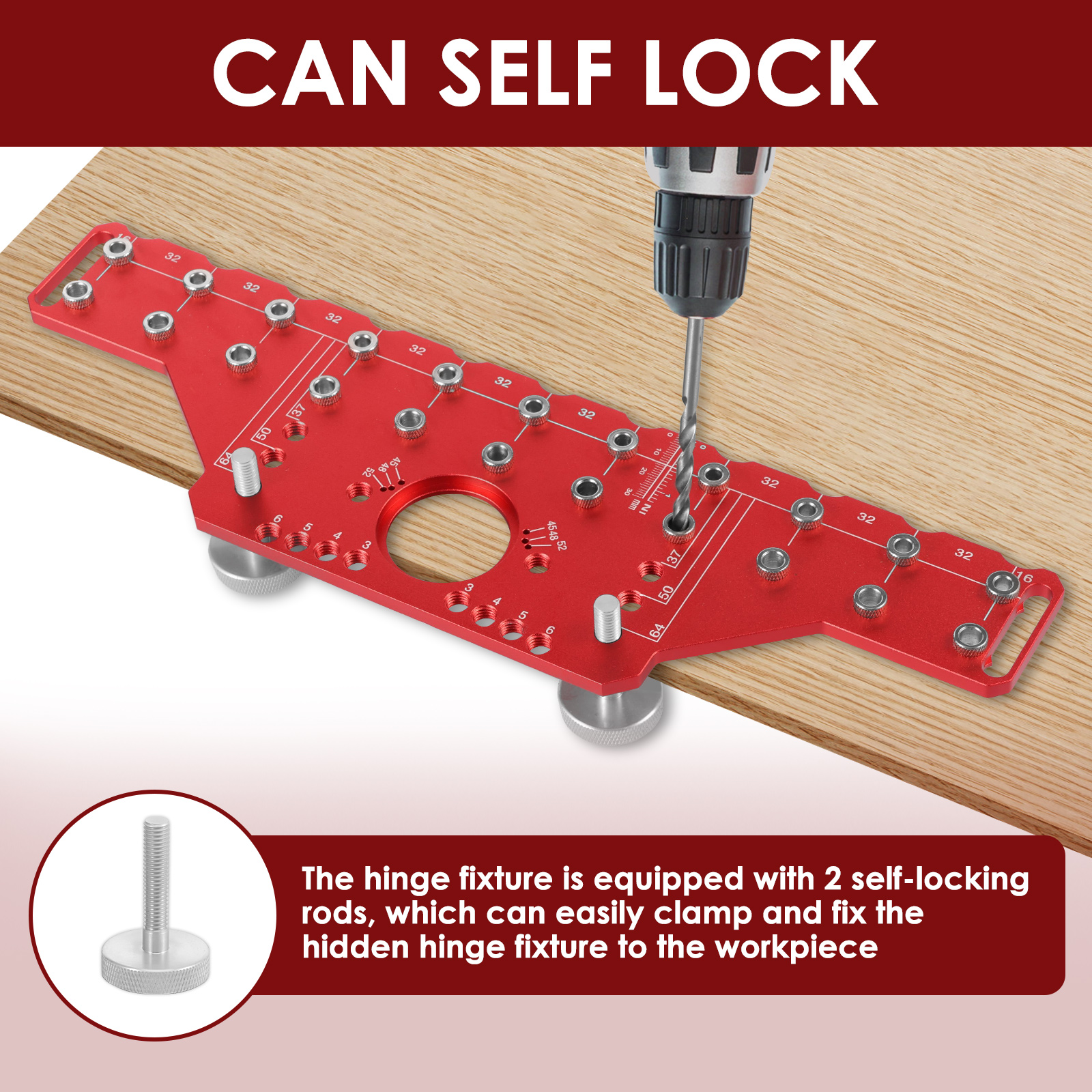 2 In 1 Shelf Pin Jig and Cabin - Workshop Tools Shelf ulasan dan harga