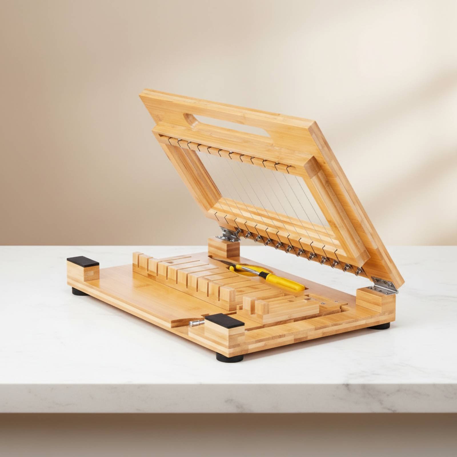 Bamboo Soap Cutter 2-in-1 Desi - Tools Workshops ulasan dan harga