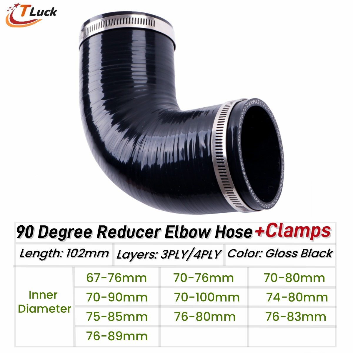 1PC 90 degree Elbow Reduce Sil - Pipe Clamp Bar ulasan dan harga