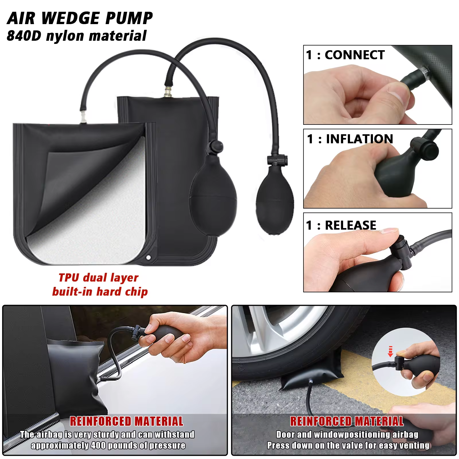27PCS Car Wedge Pump Locksmith - Workshop Tools Automotive ulasan dan harga
