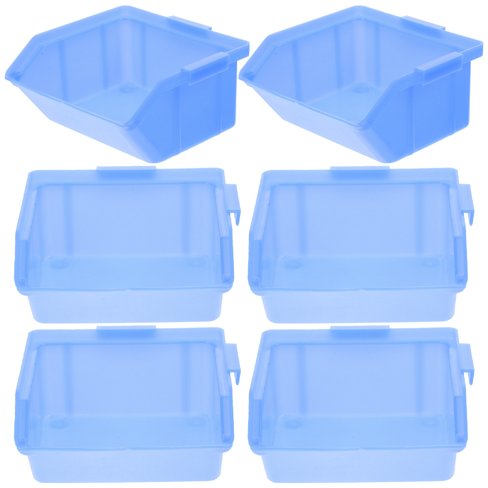 6Pcs Heavy Duty PP Plastic Par - Workshop Tools Shelf ulasan dan harga