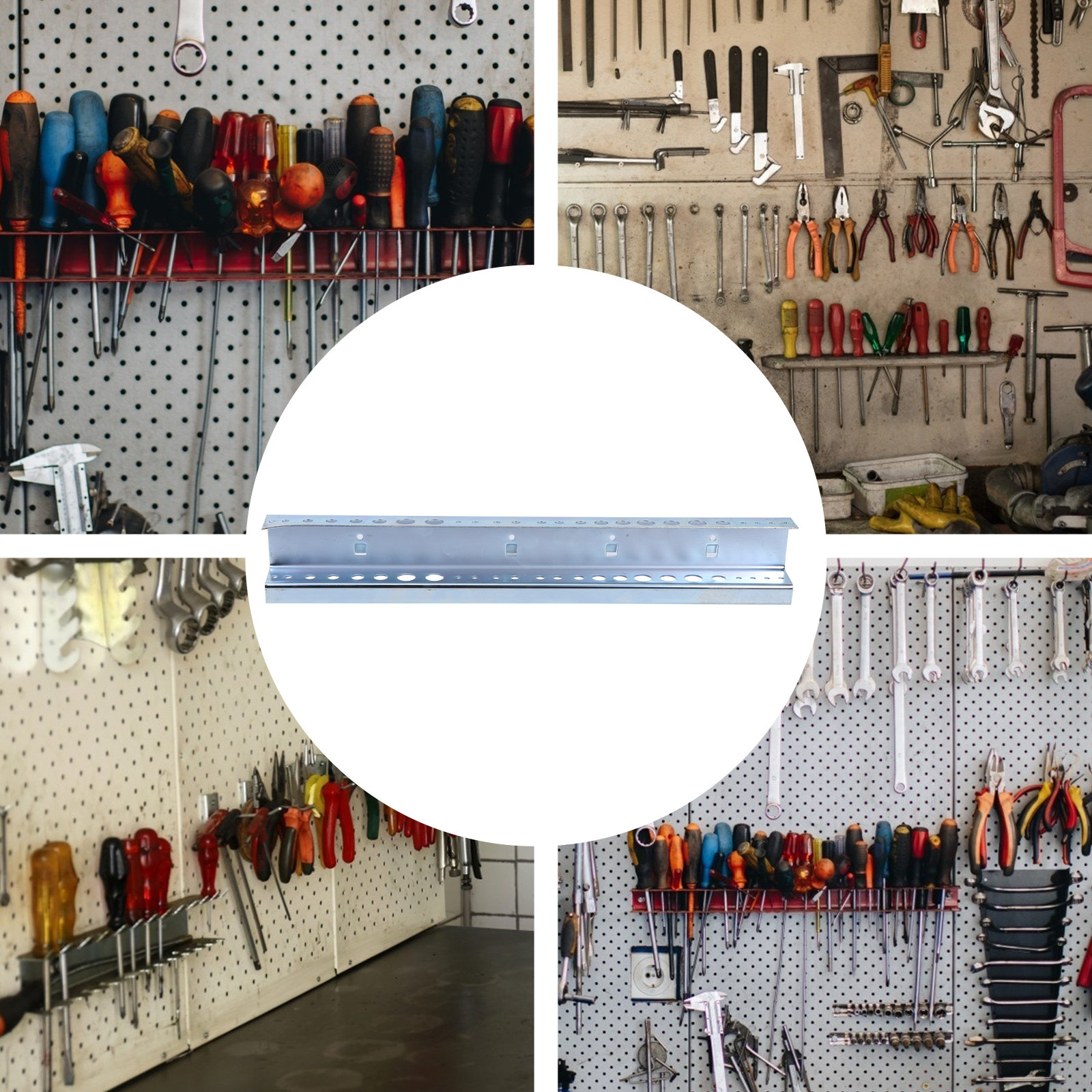 1Pcs Metal Garage Tool Pegboar - Workshop Tools Board ulasan dan harga