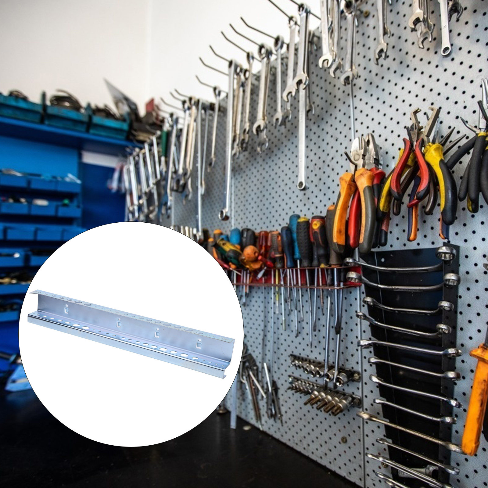 1Pcs Metal Garage Tool Pegboar - Workshop Tools Board ulasan dan harga