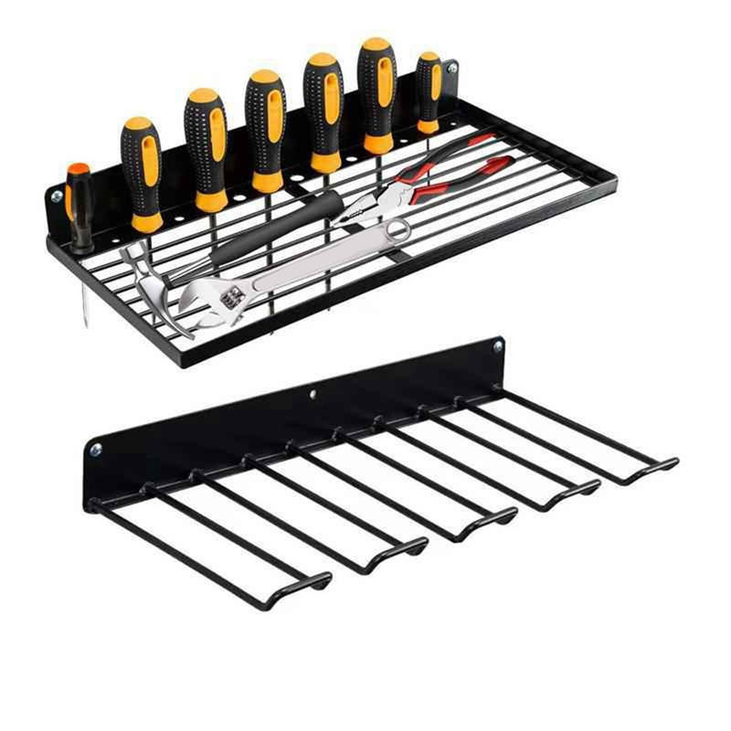 Hand Drill Tool Holder Wall Mo - Workshop Tools Shelf ulasan dan harga