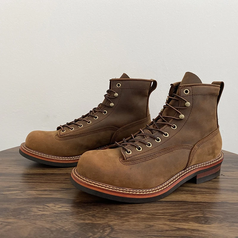 Vintage British Men Ankle Boot - Tools Workshops ulasan dan harga