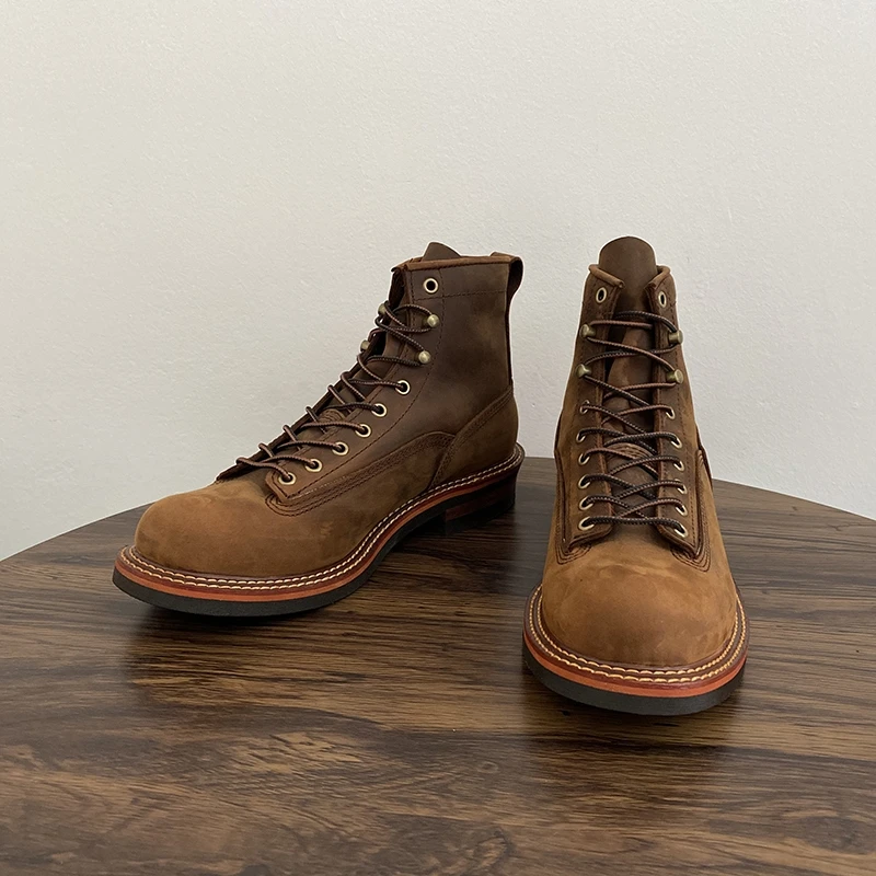 Vintage British Men Ankle Boot - Tools Workshops ulasan dan harga