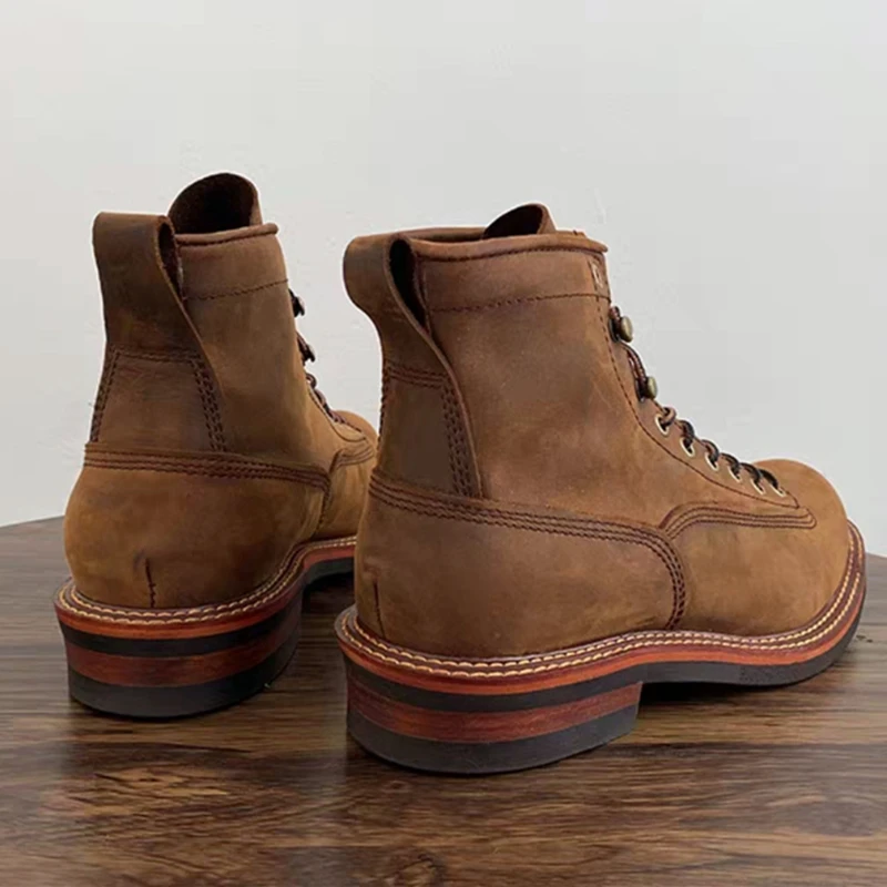 Vintage British Men Ankle Boot - Tools Workshops ulasan dan harga