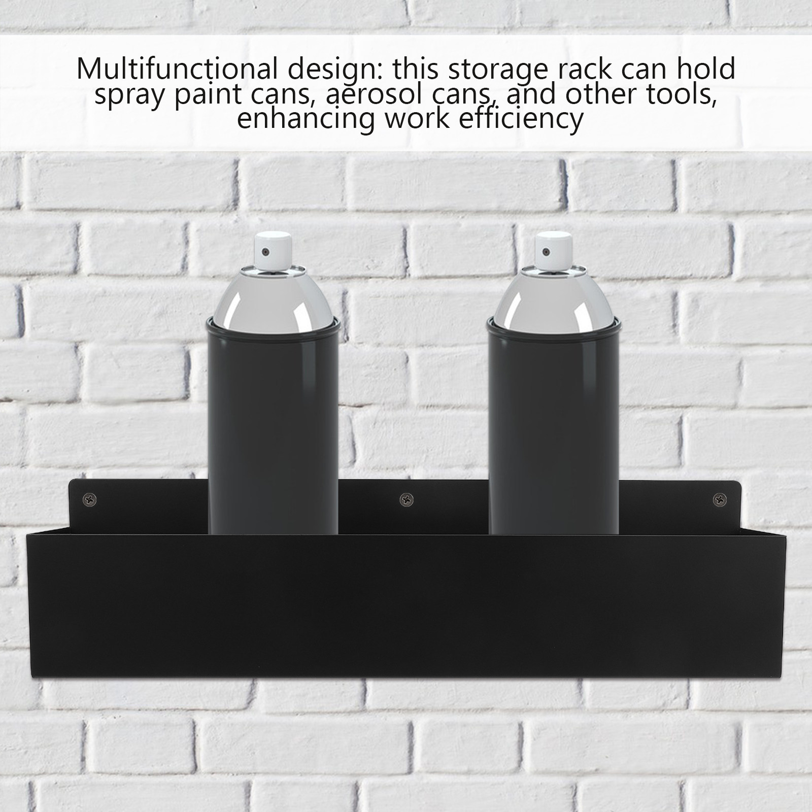 Spray Can Storage Rack Wall Mo - Workshop Tools Shelf ulasan dan harga