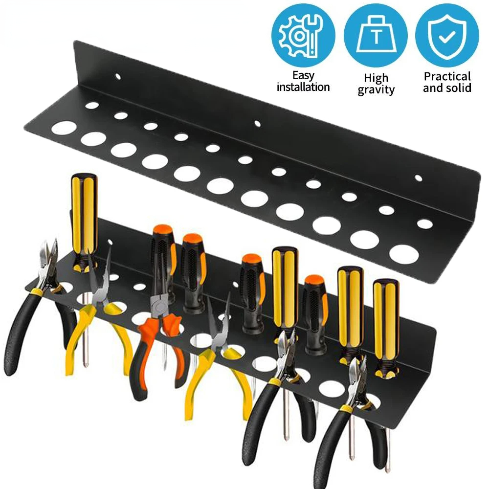 Screwdriver Tool Organizer Hol - Workshop Tools Shelf ulasan dan harga