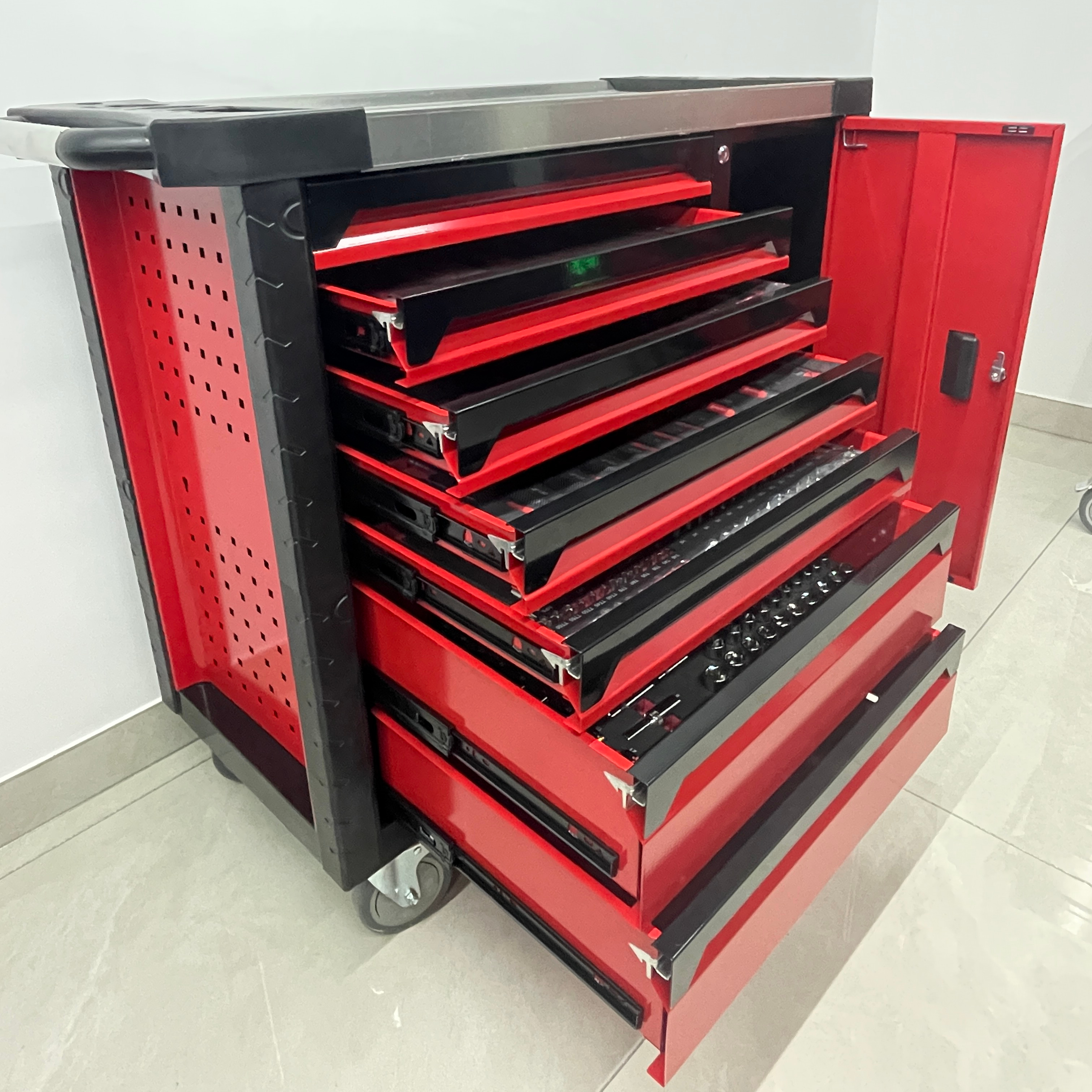 CE Certified 7 Drawer Tool Cab - Workshop Tools Trolley ulasan dan harga