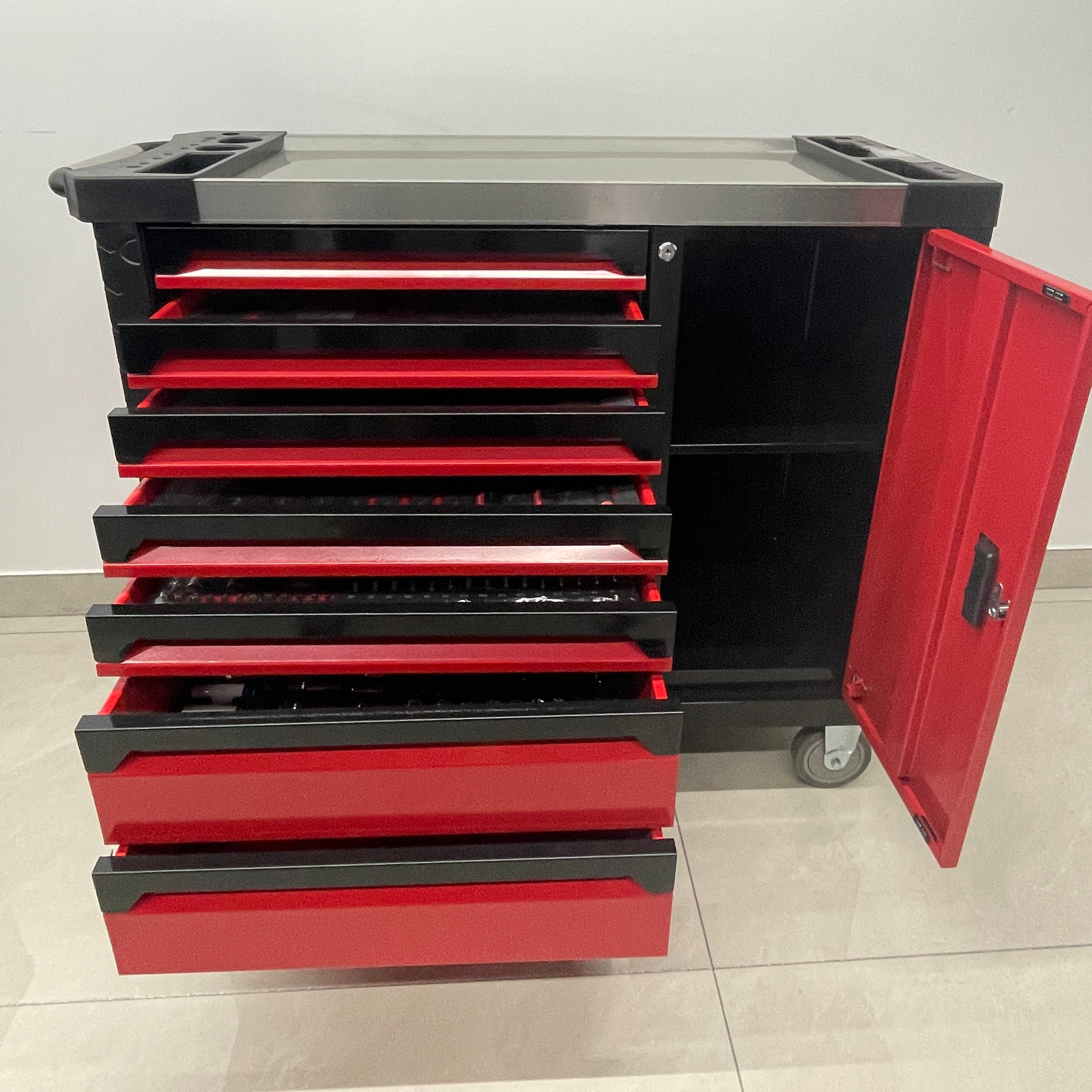 CE Certified 7 Drawer Tool Cab - Workshop Tools Trolley ulasan dan harga