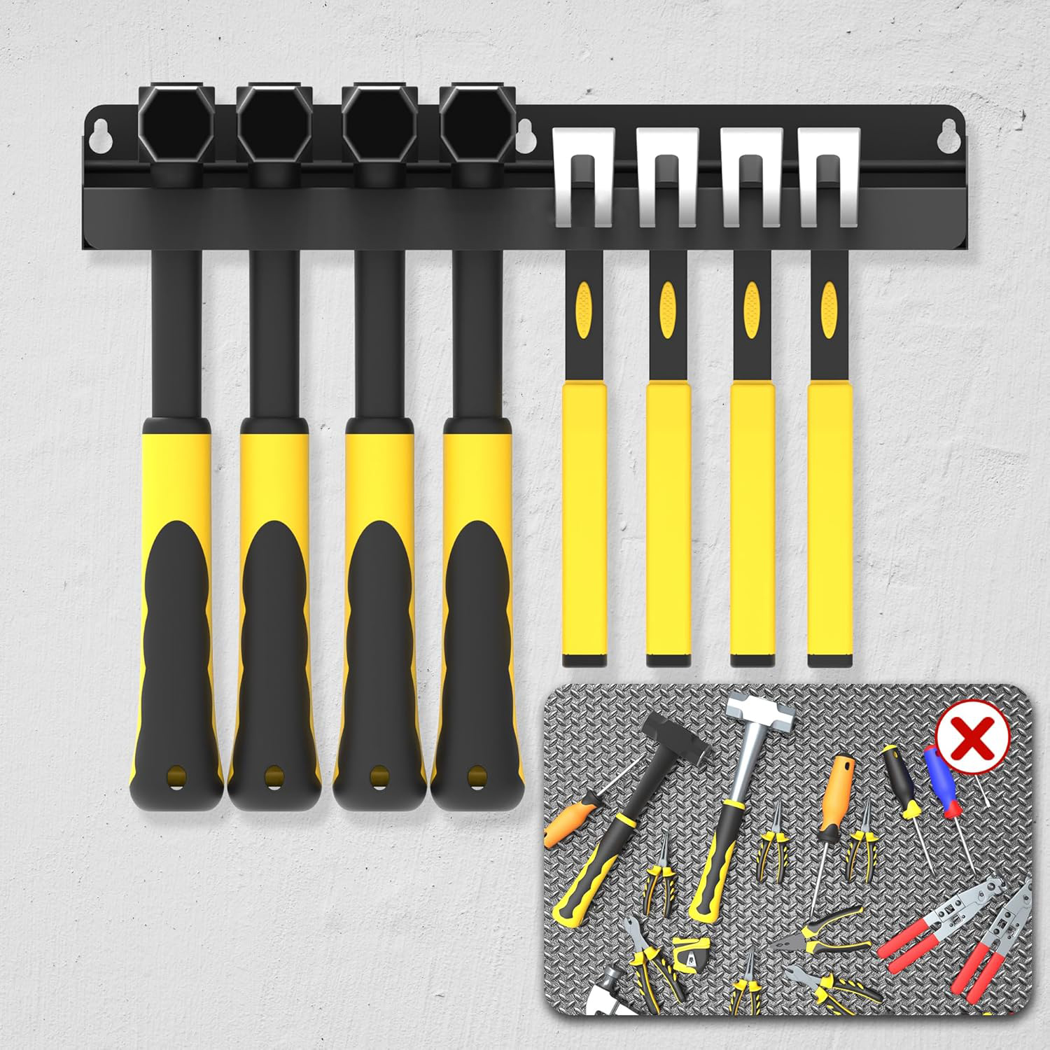 Hammer Holder, Wall Mount Stor - Workshop Tools Hammer ulasan dan harga