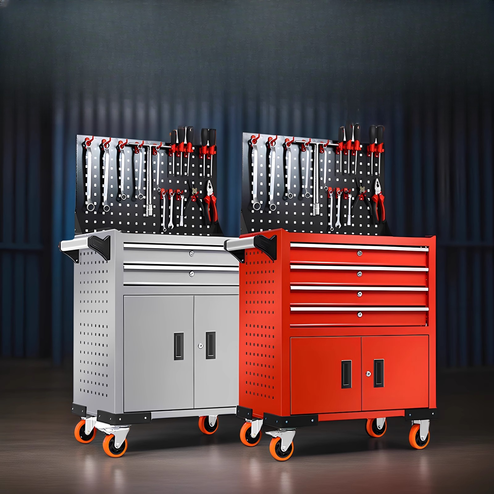 Auto repair tool box Workshop  - Workshop Tools Trolley ulasan dan harga