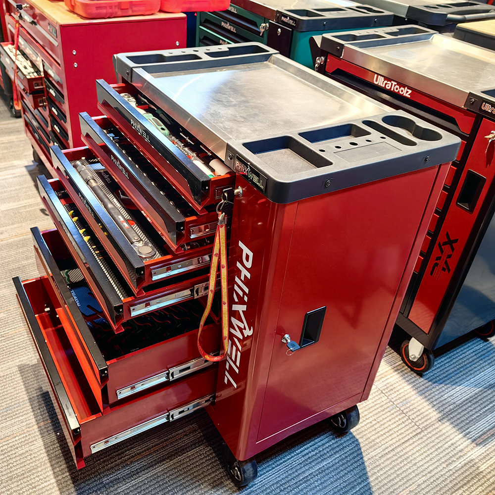 Workshop 7 Drawers Stainless S - Workshop Tools Trolley ulasan dan harga