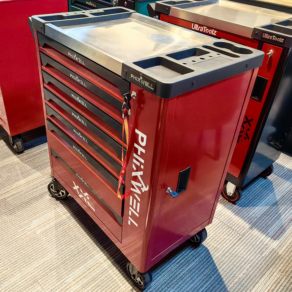 Workshop 7 Drawers Stainless S - Workshop Tools Trolley ulasan dan harga