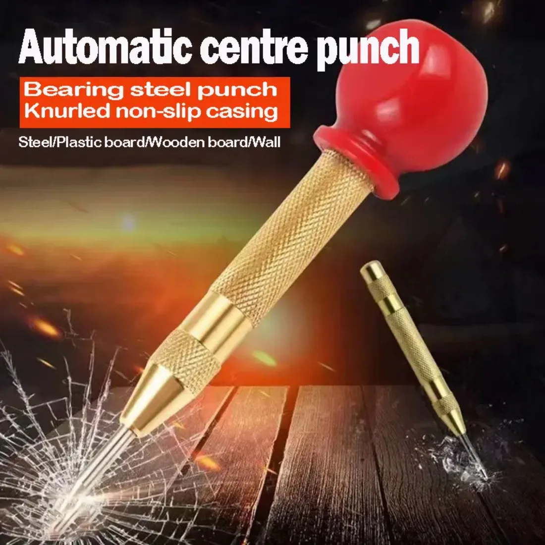 Center Punch with Cap for Meta - Workshop Marking Tools ulasan dan harga