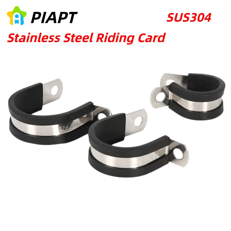 2/5/10PCS Rubber Lined P Clips - Pipe Clamp Bar ulasan dan harga