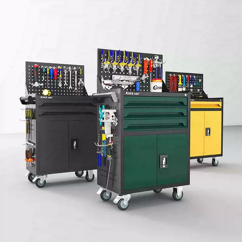 Mobile Tool Cart Cabinet Works - Workshop Tools Trolley ulasan dan harga