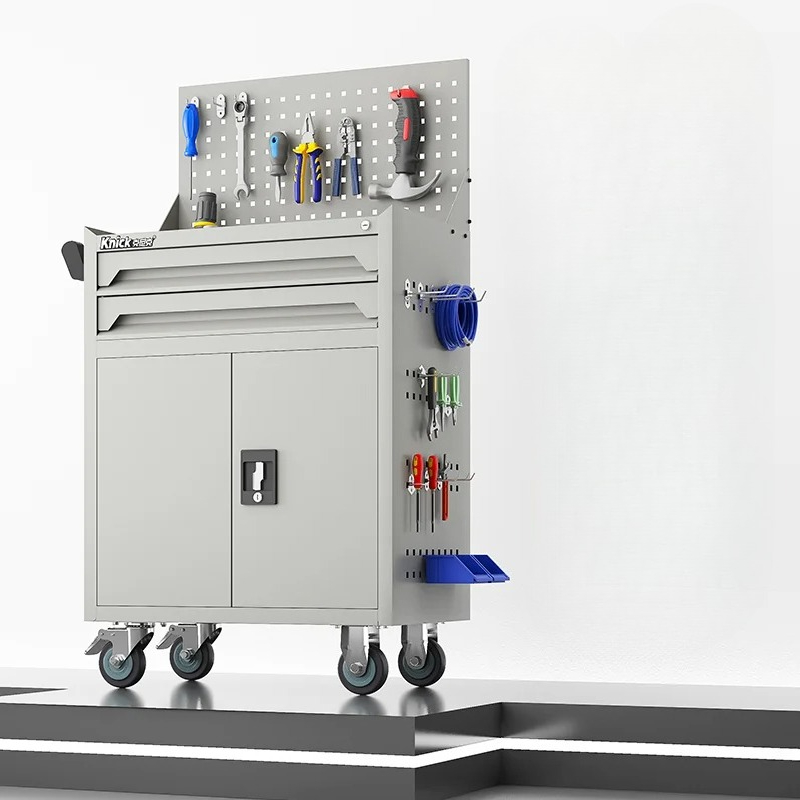 Mobile Tool Cart Cabinet Works - Workshop Tools Trolley ulasan dan harga