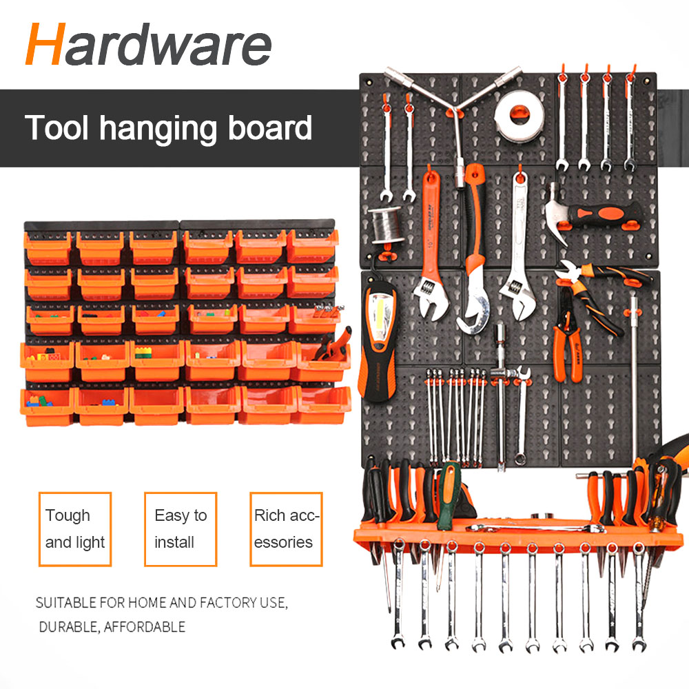 Garage Wall Organization Bins  - Workshop Tools Board ulasan dan harga