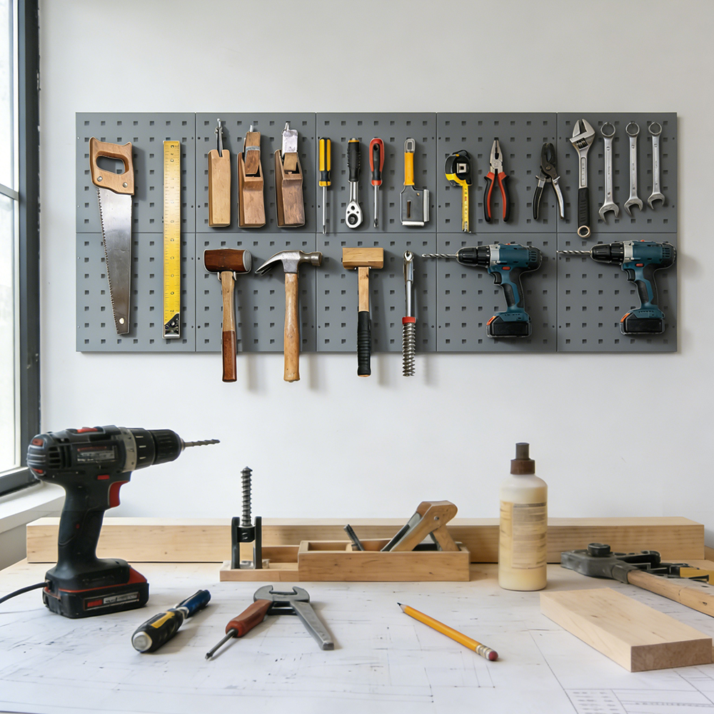 Pegboard 28cm Square | Multi-U - Workshop Tools Uses ulasan dan harga