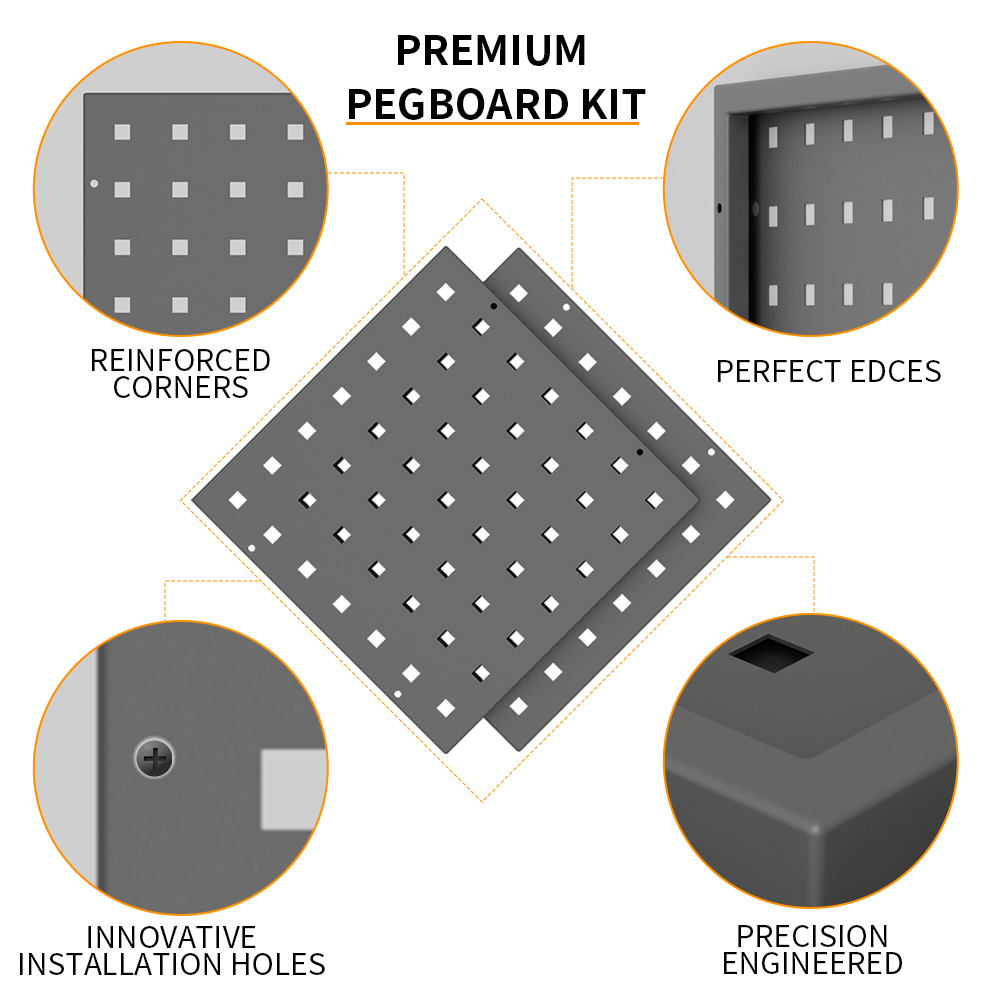 Pegboard 28cm Square | Multi-U - Workshop Tools Uses ulasan dan harga