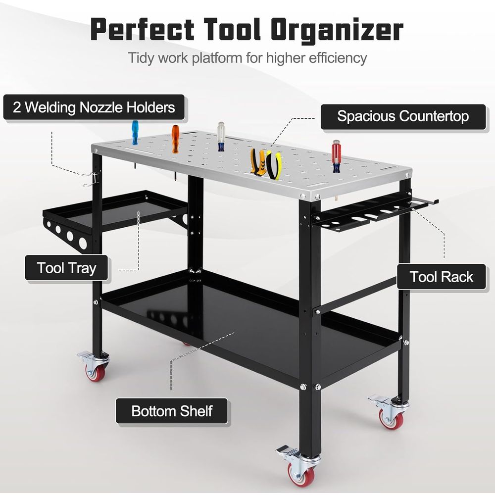 Sturdy 36x18 Welding Table wit - Workshop Tools Uses ulasan dan harga