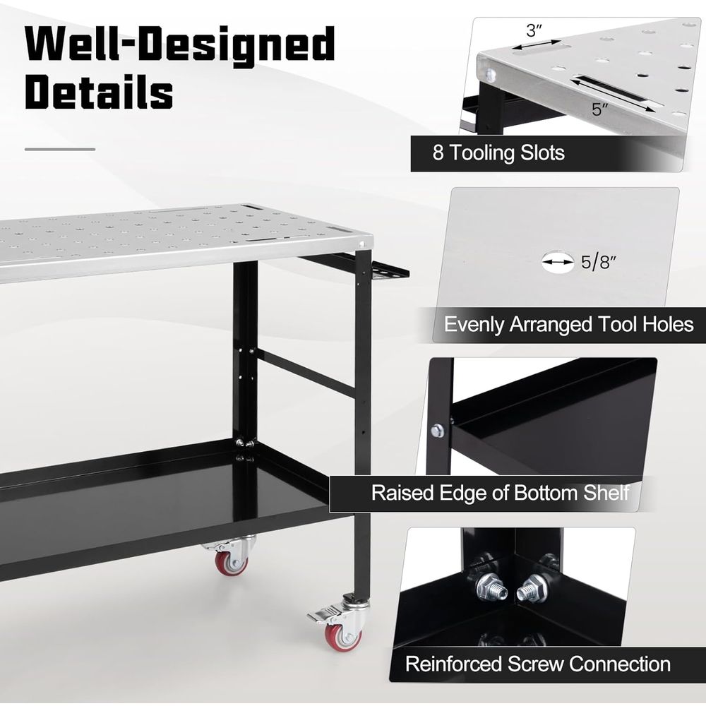 Sturdy 36x18 Welding Table wit - Workshop Tools Uses ulasan dan harga