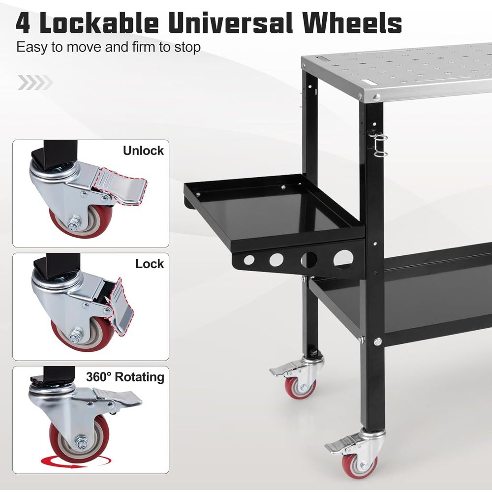 Sturdy 36x18 Welding Table wit - Workshop Tools Uses ulasan dan harga